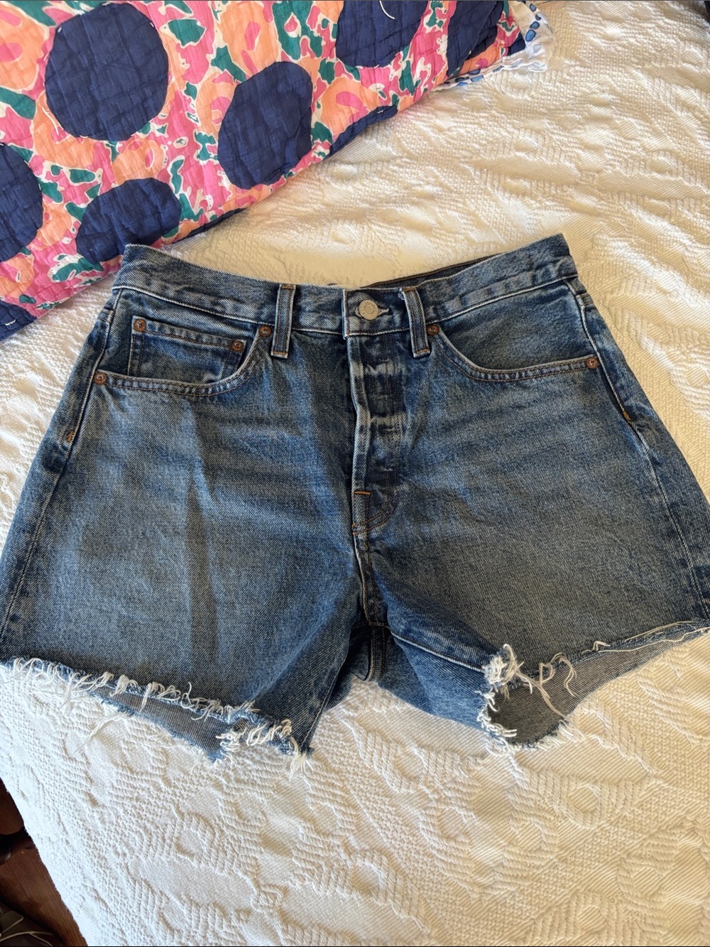 AGolde Parker Denim Shorts